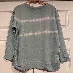 Isabel Maternity by Ingrid & Isabel Blue Tie-Dye Sweatshirt